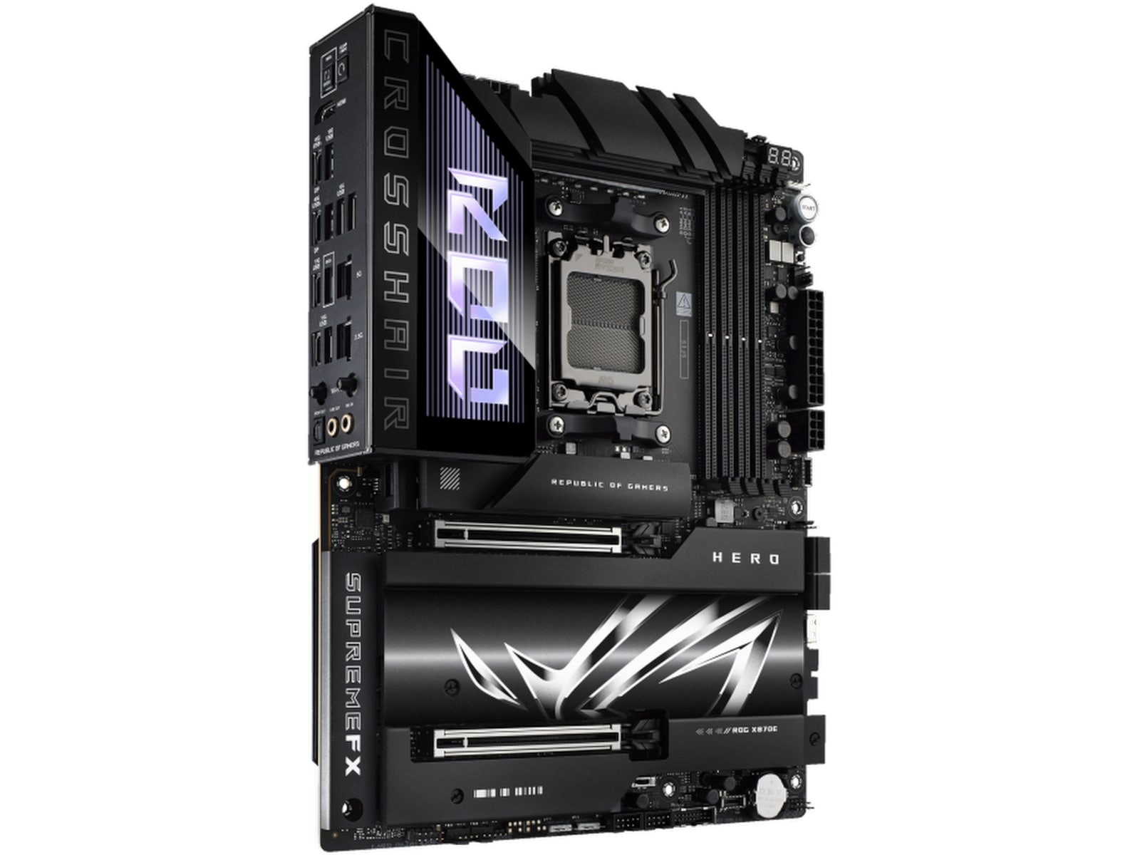 ASUS ROG Crosshair X870E Hero Moderkort AMD Socket