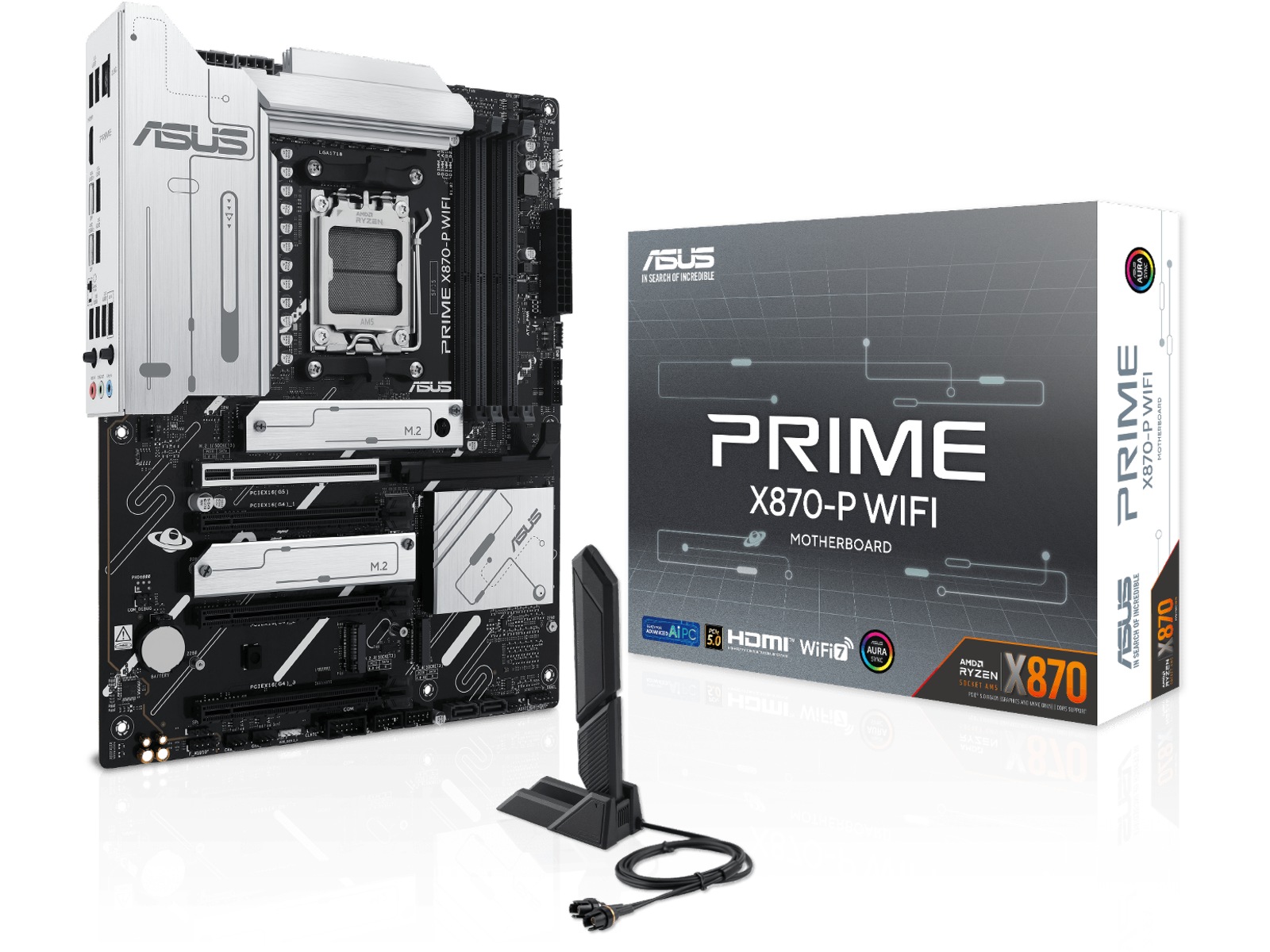 ASUS PRIME X870-P WIFI Moderkort AMD Socket