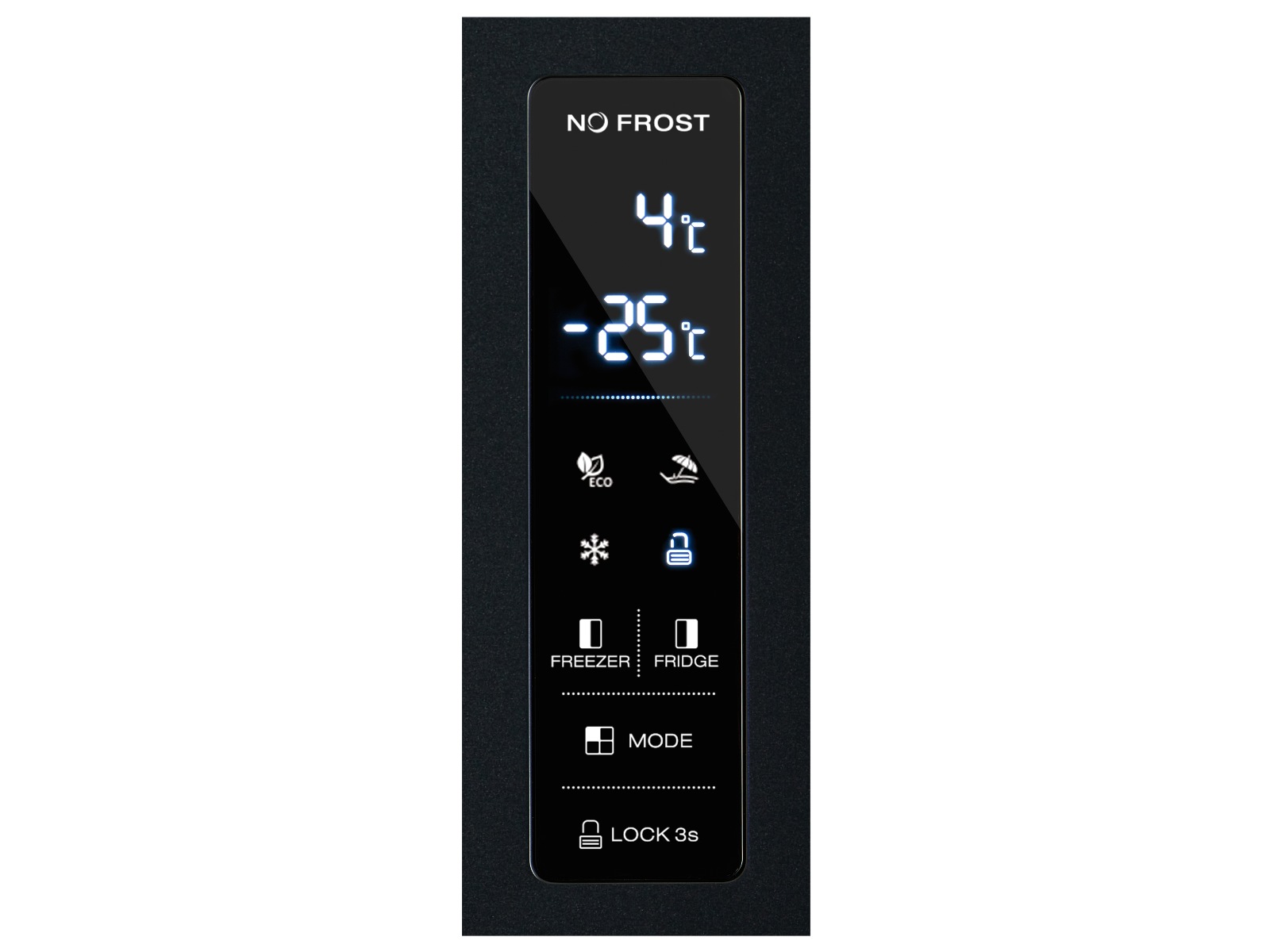 Avant MDR79DI1 Side-by-Side kyl- och frysskåp (svart) Side-by-side kylskåp