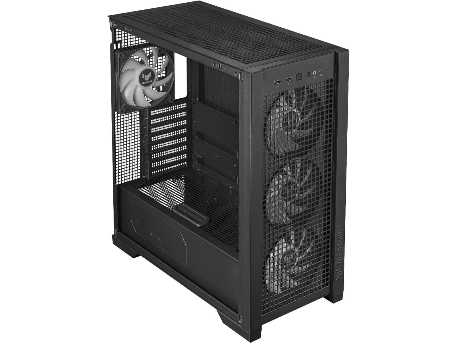 Asus TUF GAMING GT302 TG ARGB Mid Tower (svart) Midi tower