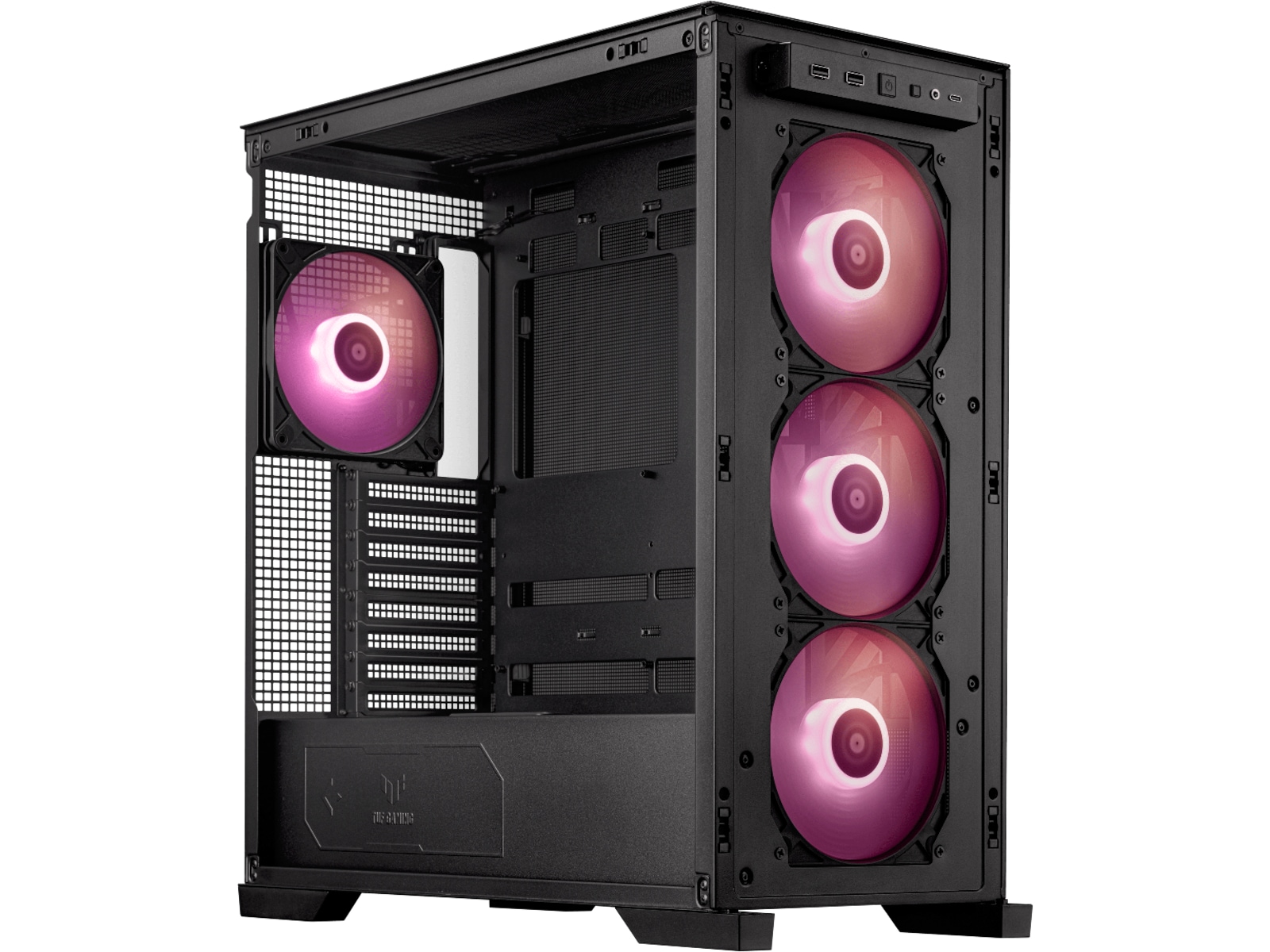 Asus TUF GAMING GT302 TG ARGB Mid Tower (svart) Midi tower
