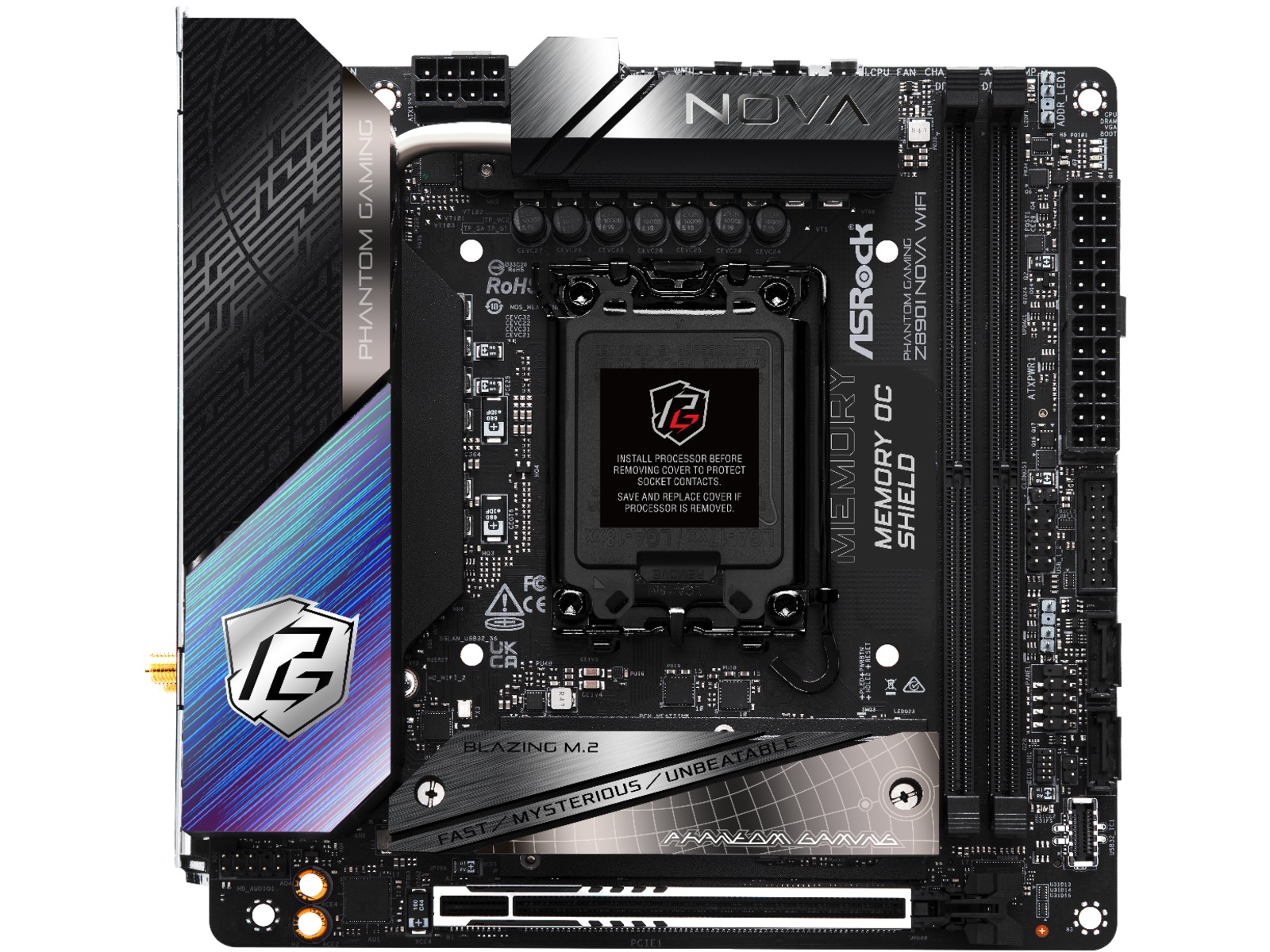 ASRock Z890I NOVA WIFI Moderkort Intel Socket