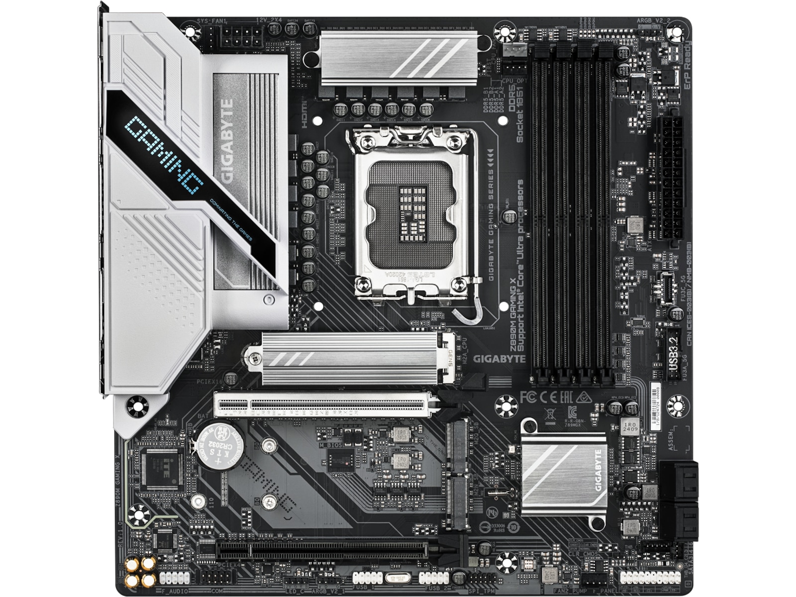 GIGABYTE Z890M GAMING X Moderkort Intel Socket