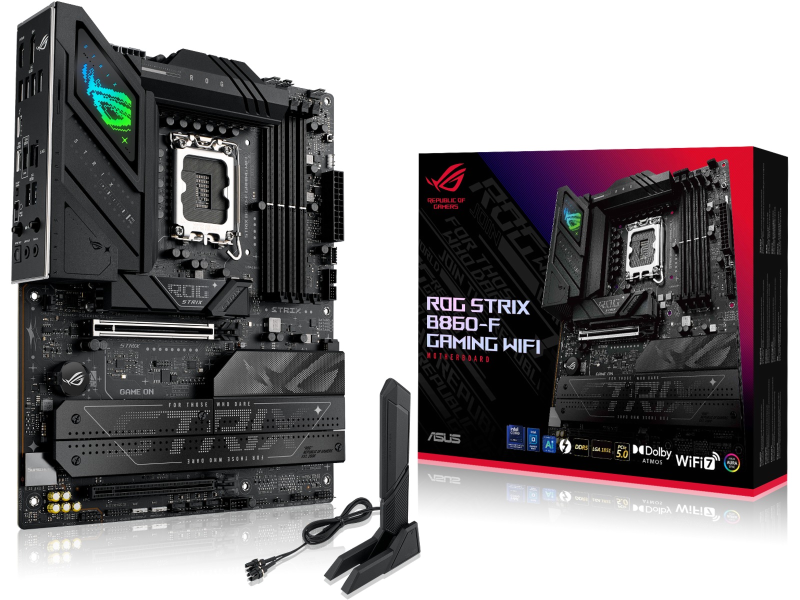 ASUS ROG STRIX B860-F GAMING WIFI Moderkort Intel Socket