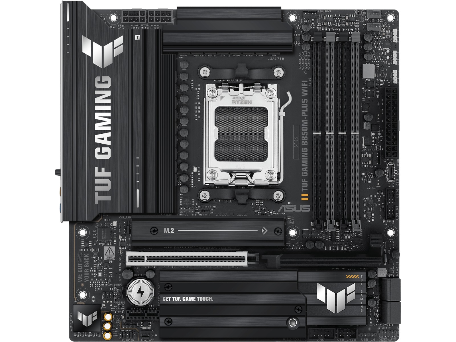 ASUS TUF GAMING B850M-PLUS WIFI Moderkort AMD Socket