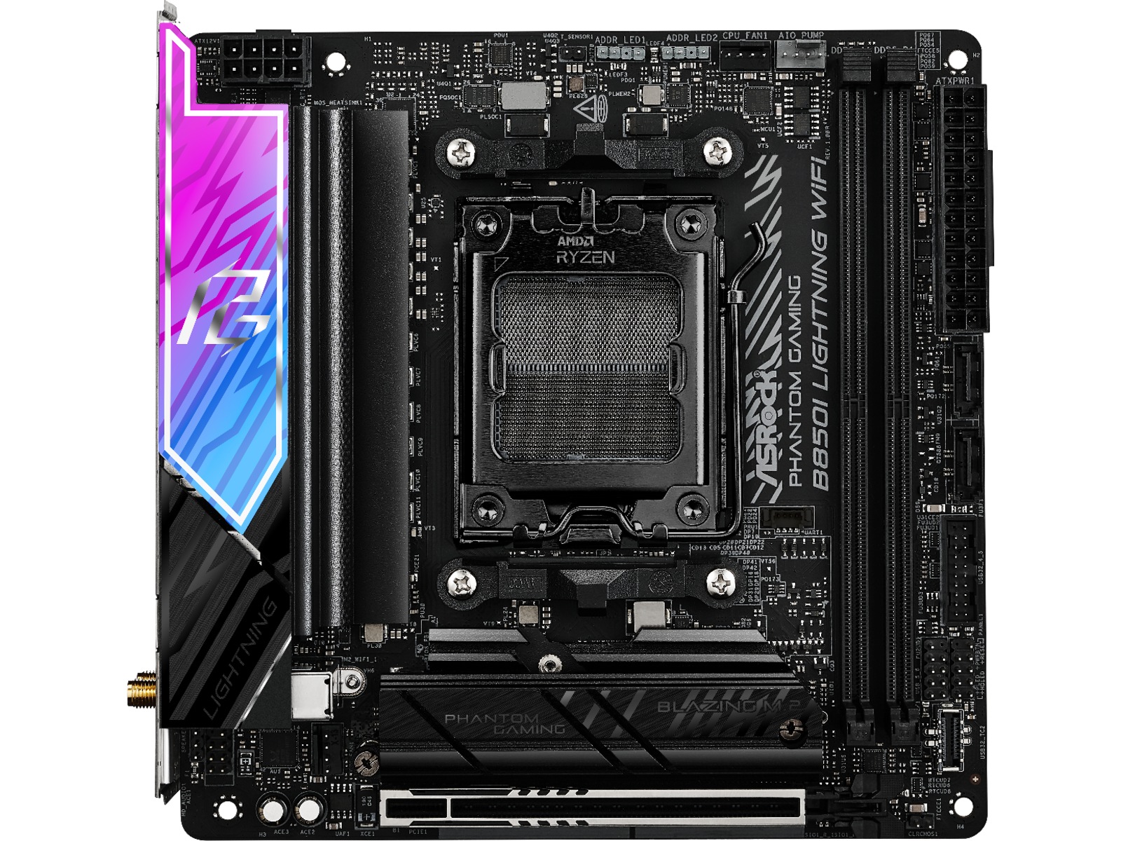 ASRock B850I Lightning WiFi Moderkort AMD Socket