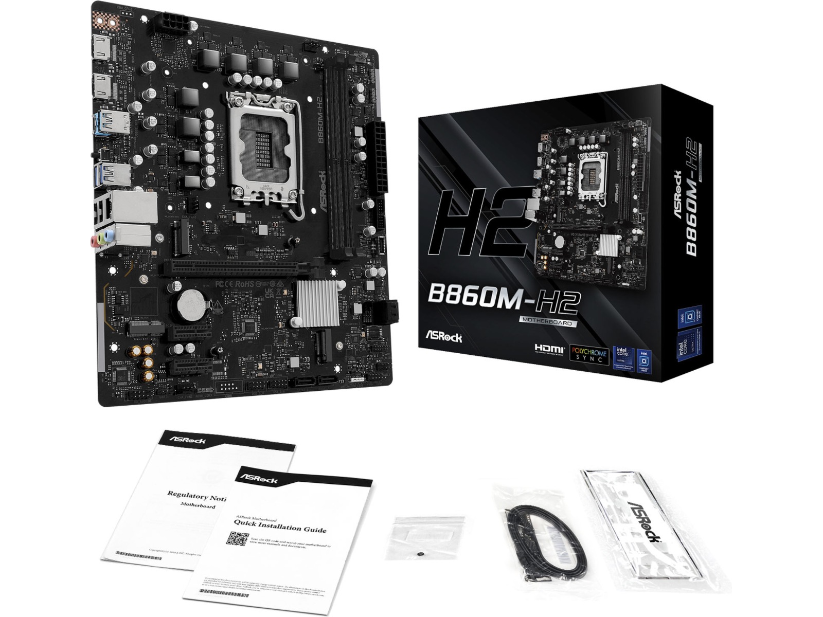 ASRock B860M-H2 Moderkort Intel Socket
