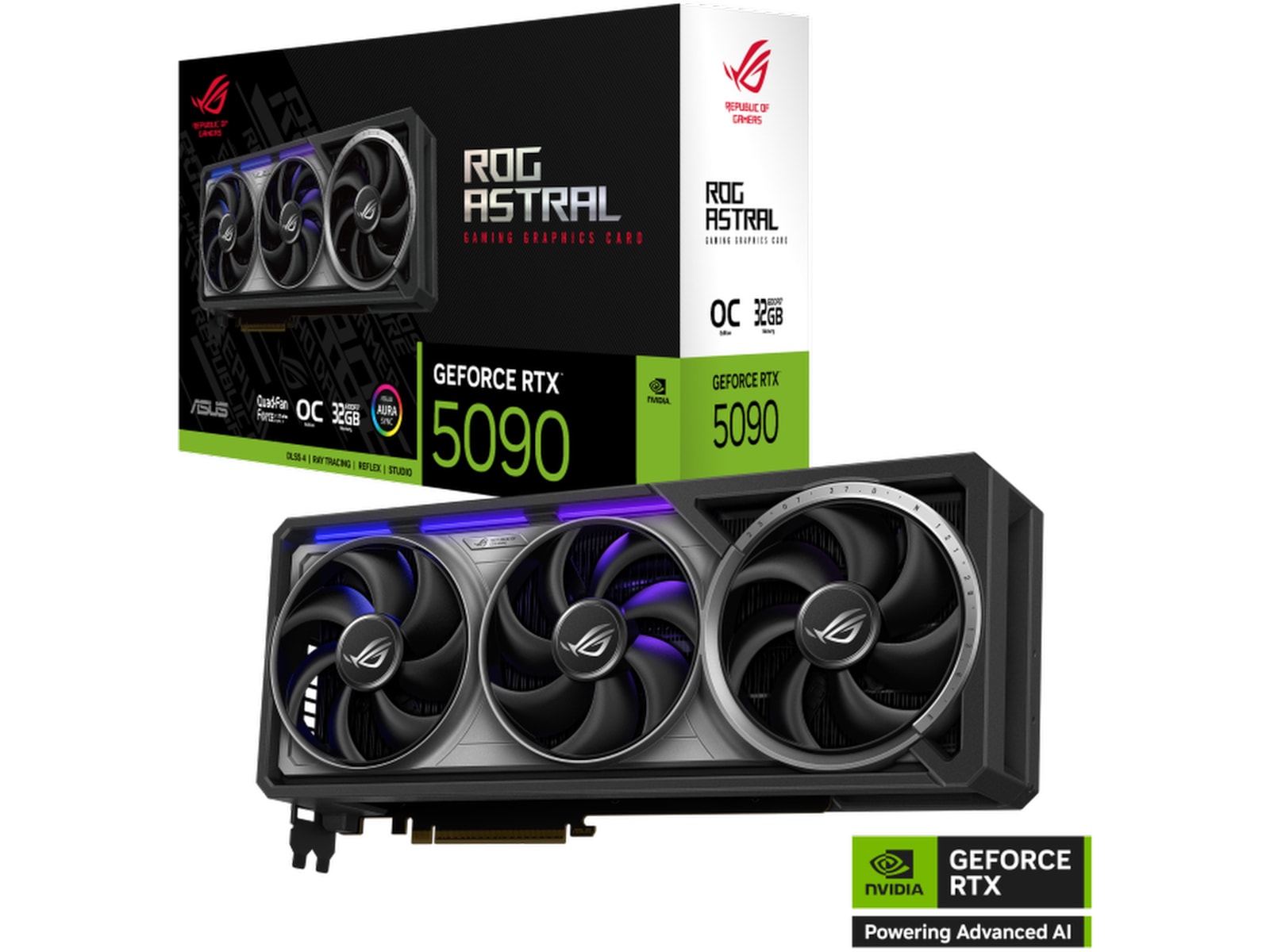 ASUS ROG Astral GeForce RTX 5090 OC Grafikkort