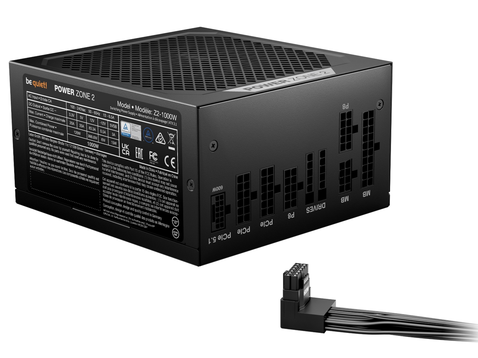 be quiet! Power Zone 2 1000W PSU Nätaggregat