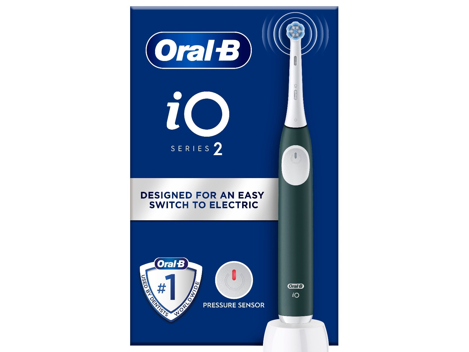ORAL-B iO2 Series Elektrisk tandborste (Forest Green) Eltandborste