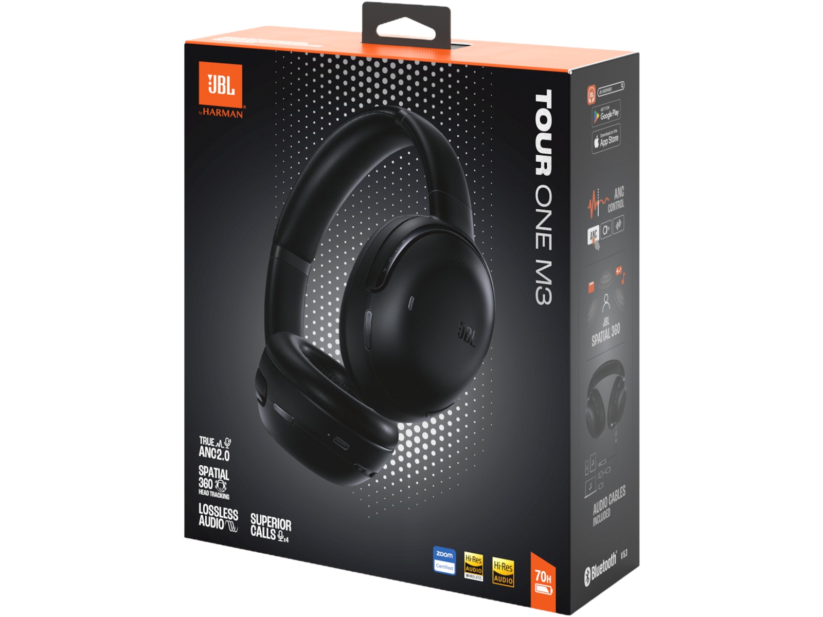 JBL Tour One M3 ANC Trådlösa Hörlurar, Over-ear (svart) Hörlurar