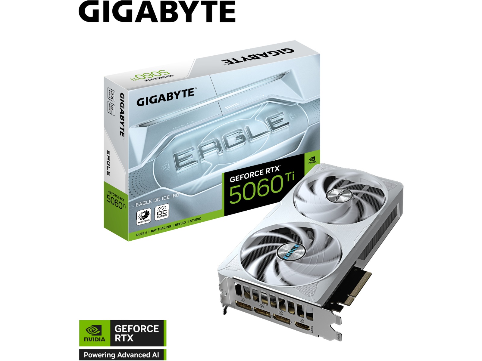 Gigabyte GeForce RTX 5060 Ti EAGLE OC ICE Grafikkort