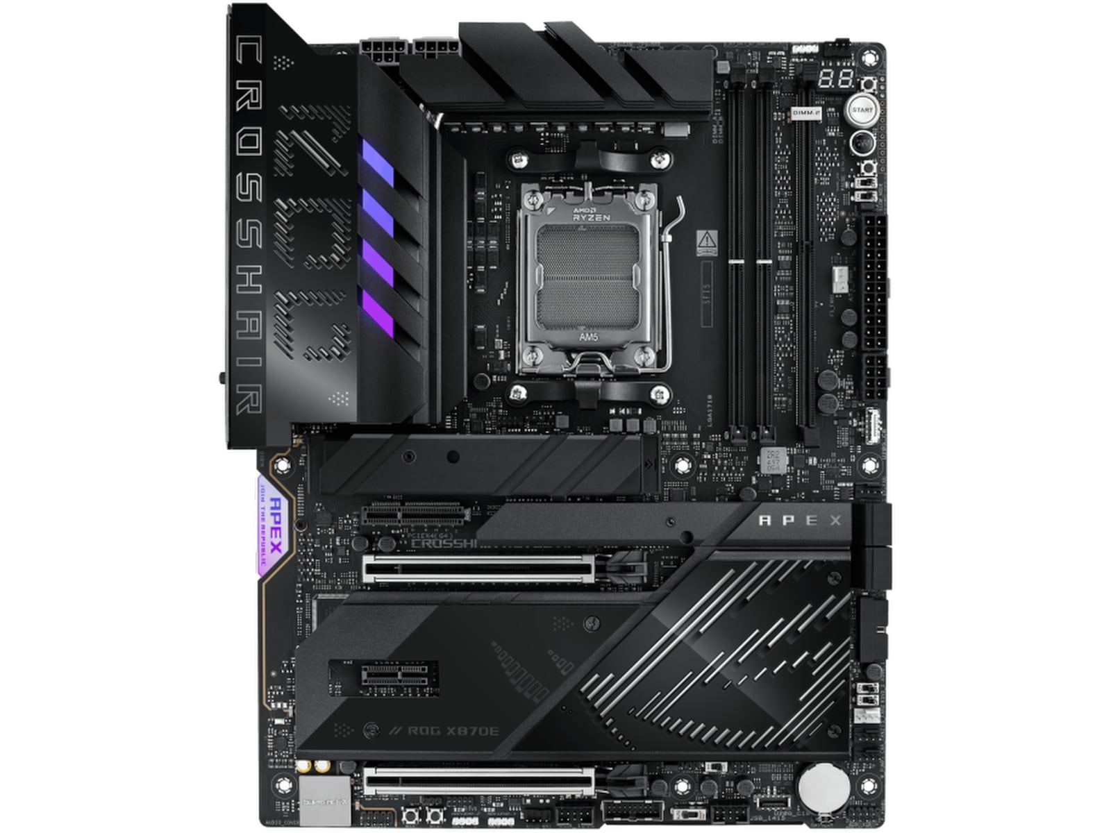 ASUS ROG CROSSHAIR X870E APEX Moderkort AMD Socket