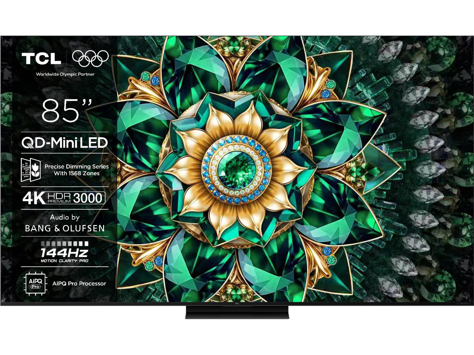 TCL 85" Q7C 4K QD-Mini LED Google TV Över 80 tums TV