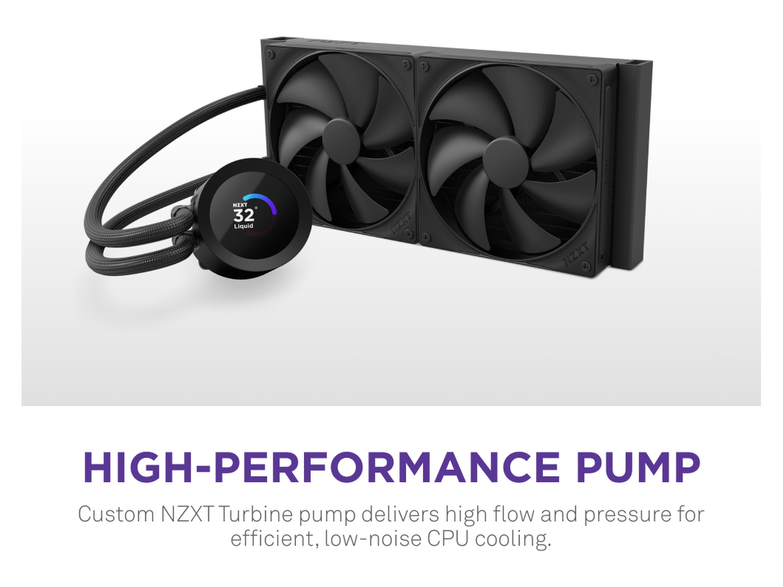 NZXT Kraken Plus 240 Kylare (svart) CPU - Vattenkylning