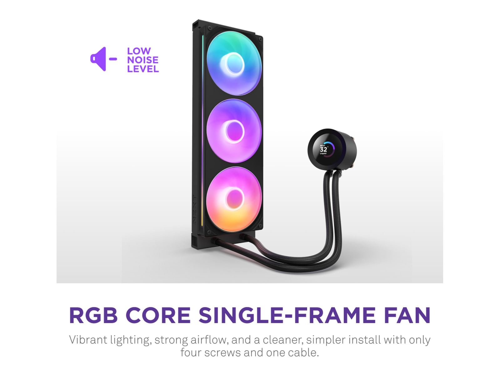 NZXT Kraken Plus 360 RGB Kylare (svart) CPU - Vattenkylning