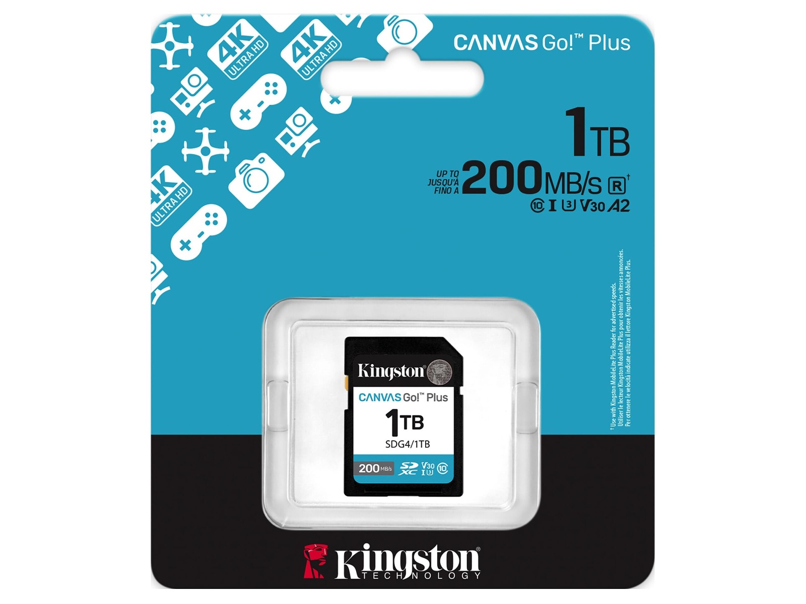 Kingston Canvas Go! Plus SDXC 1TB Minneskort