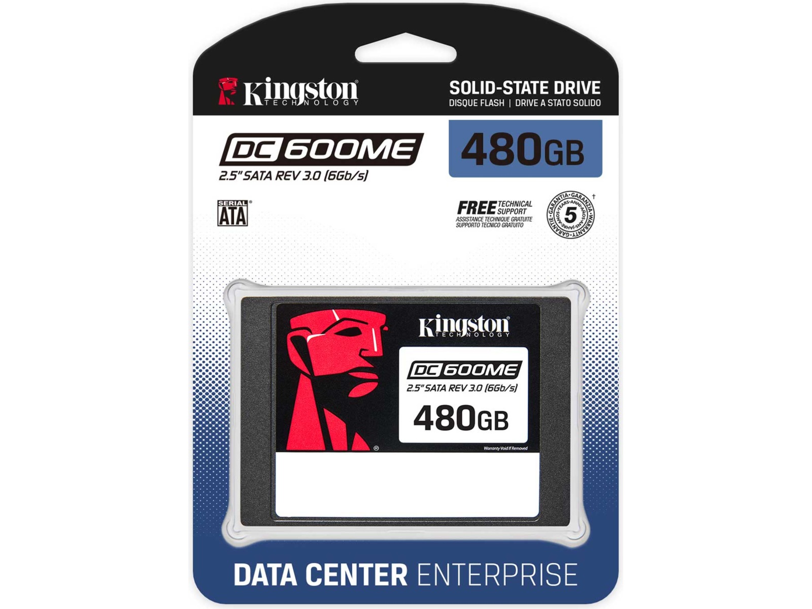 Kingston DC600ME 2.5" SATA 480GB SSD 2.5