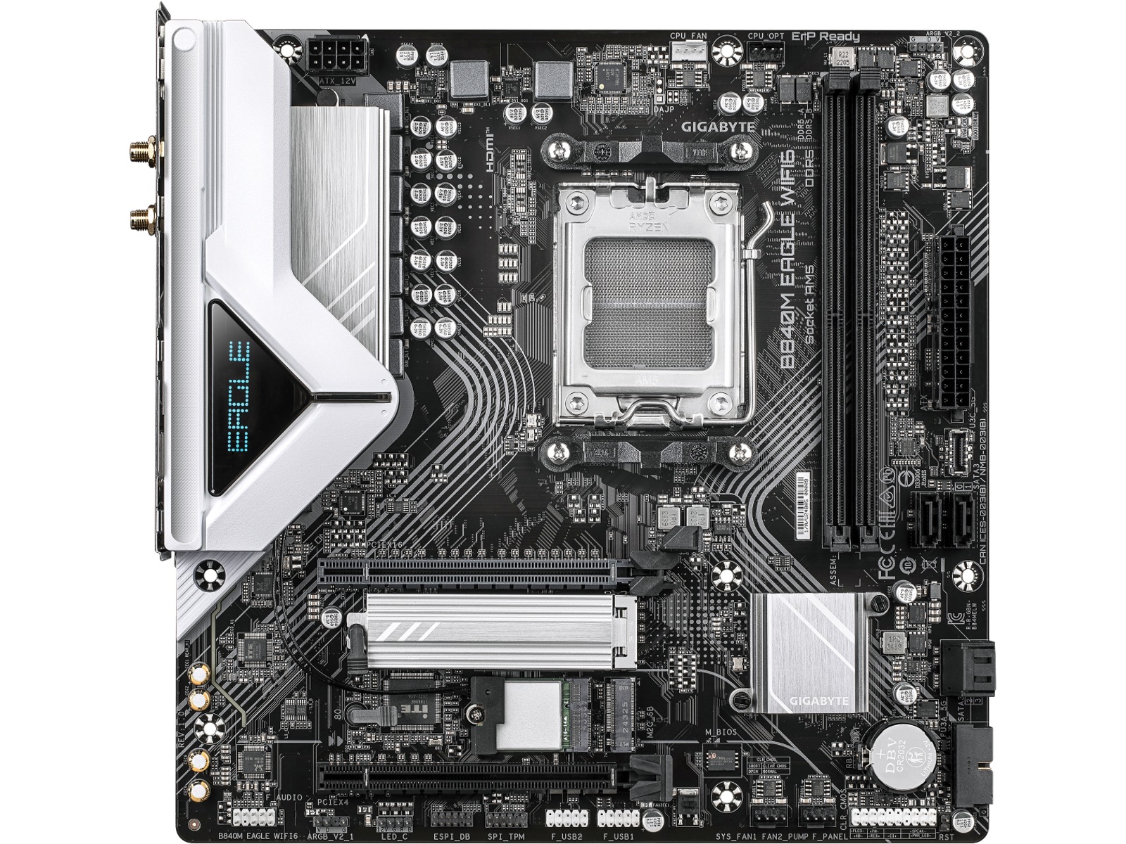 Gigabyte B840M EAGLE WIFI6 Moderkort AMD Socket