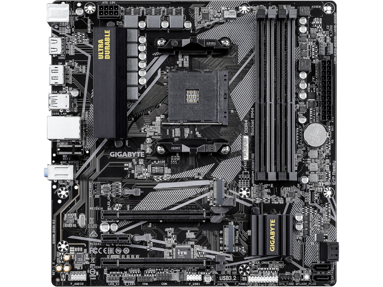 Gigabyte B550M DS3H R2 Moderkort AMD Socket