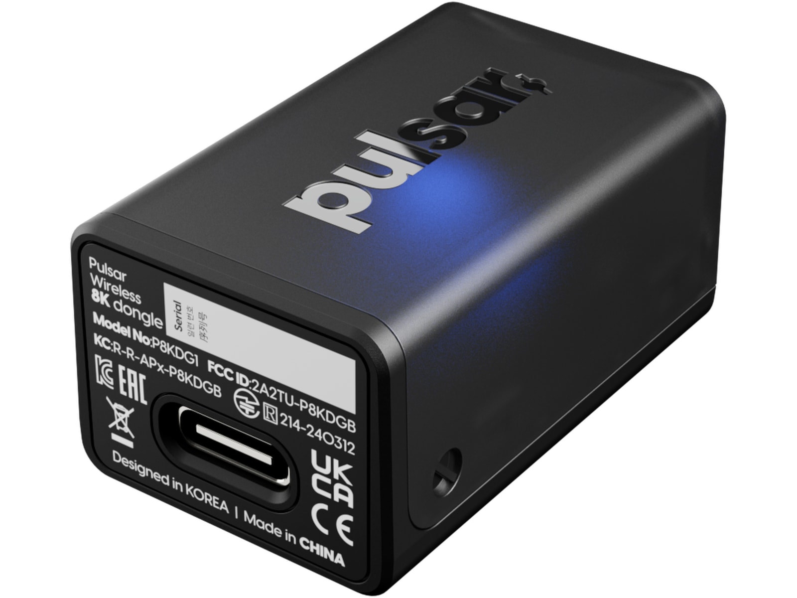 Pulsar Trådlös 4K Dongle (svart) Tillbehör till gaming tangentbord och mus