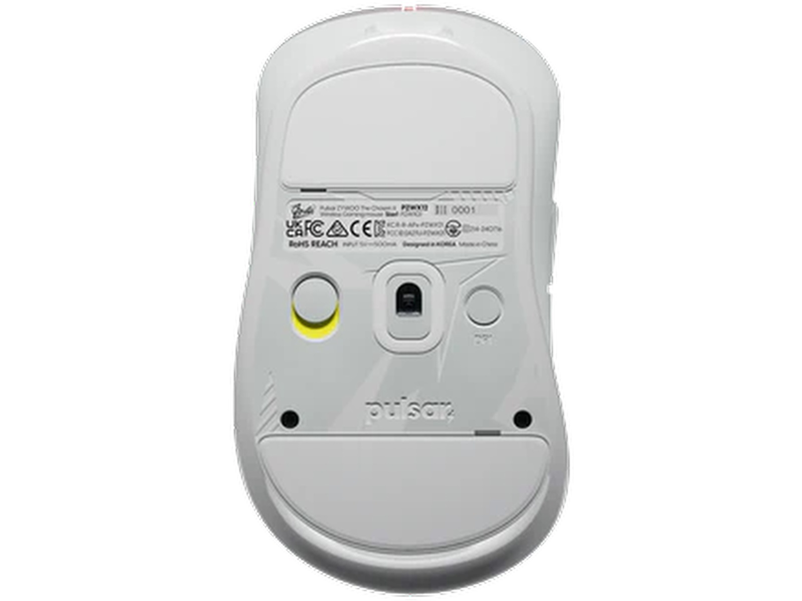 Pulsar ZywOo the Chosen Mini Trådlös Gamingmus (vit) Gamingmus