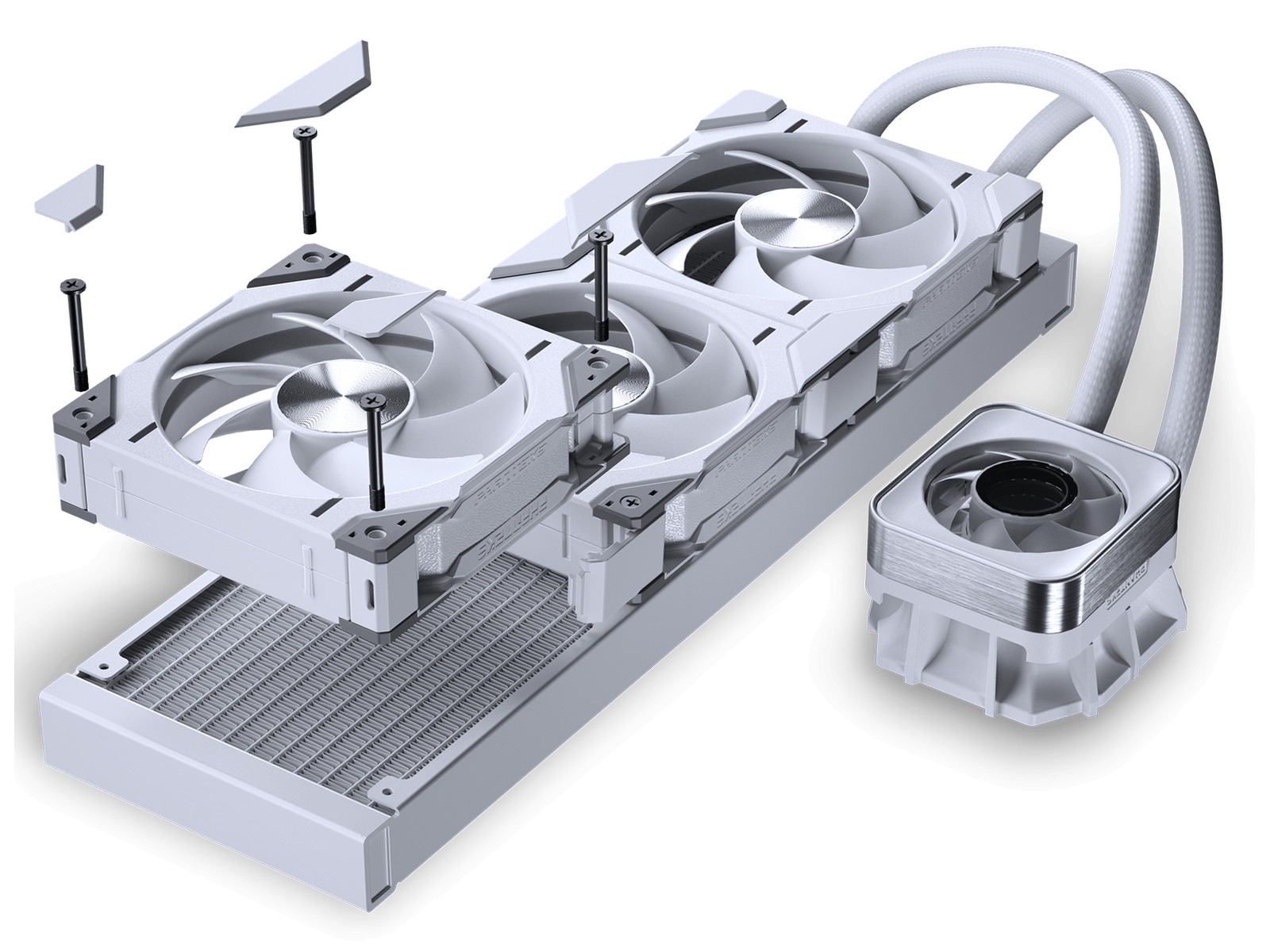 Phanteks Glacier One 360D30 X2 DRGB AIO Kylare (vit) CPU - Vattenkylning