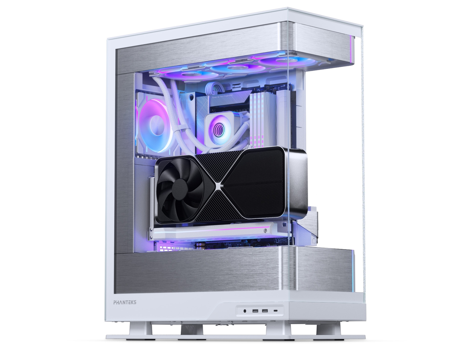 Phanteks Glacier One 360D30 X2 DRGB AIO Kylare (vit) CPU - Vattenkylning