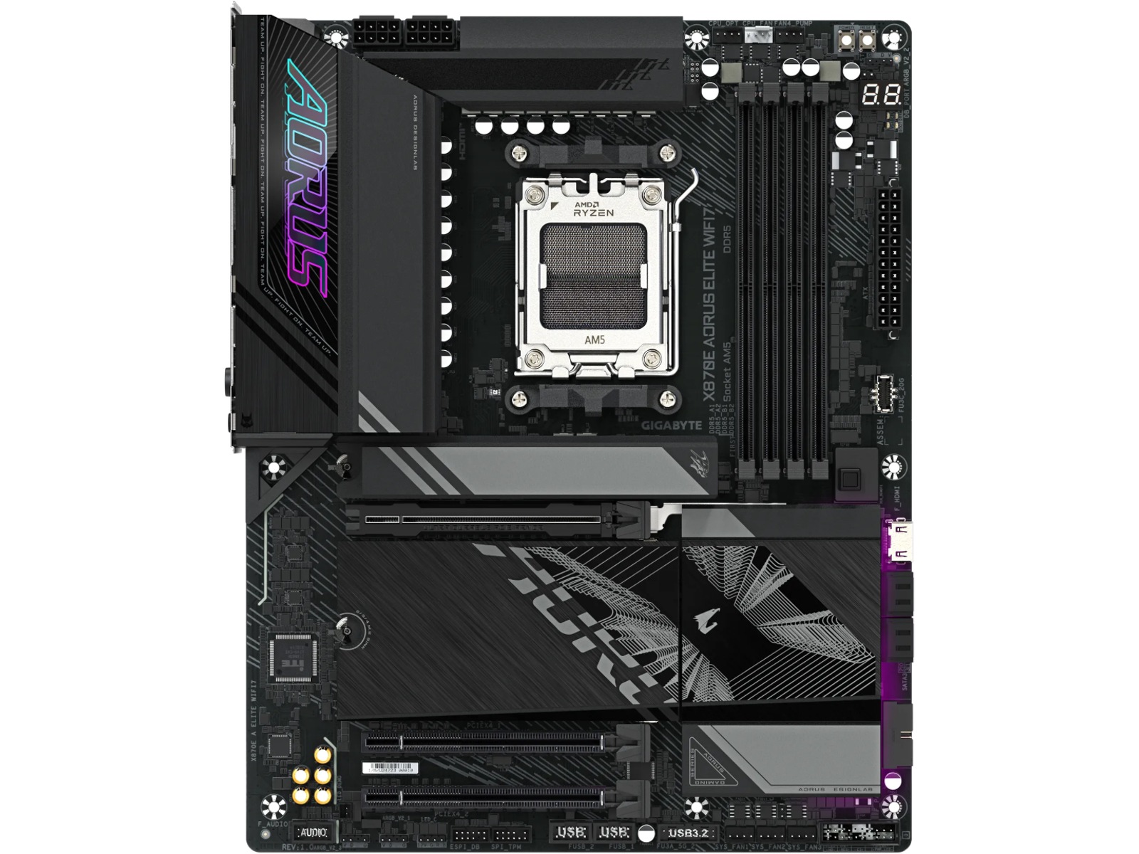 GIGABYTE X870E AORUS ELITE Moderkort -B-Grade Demo moderkort