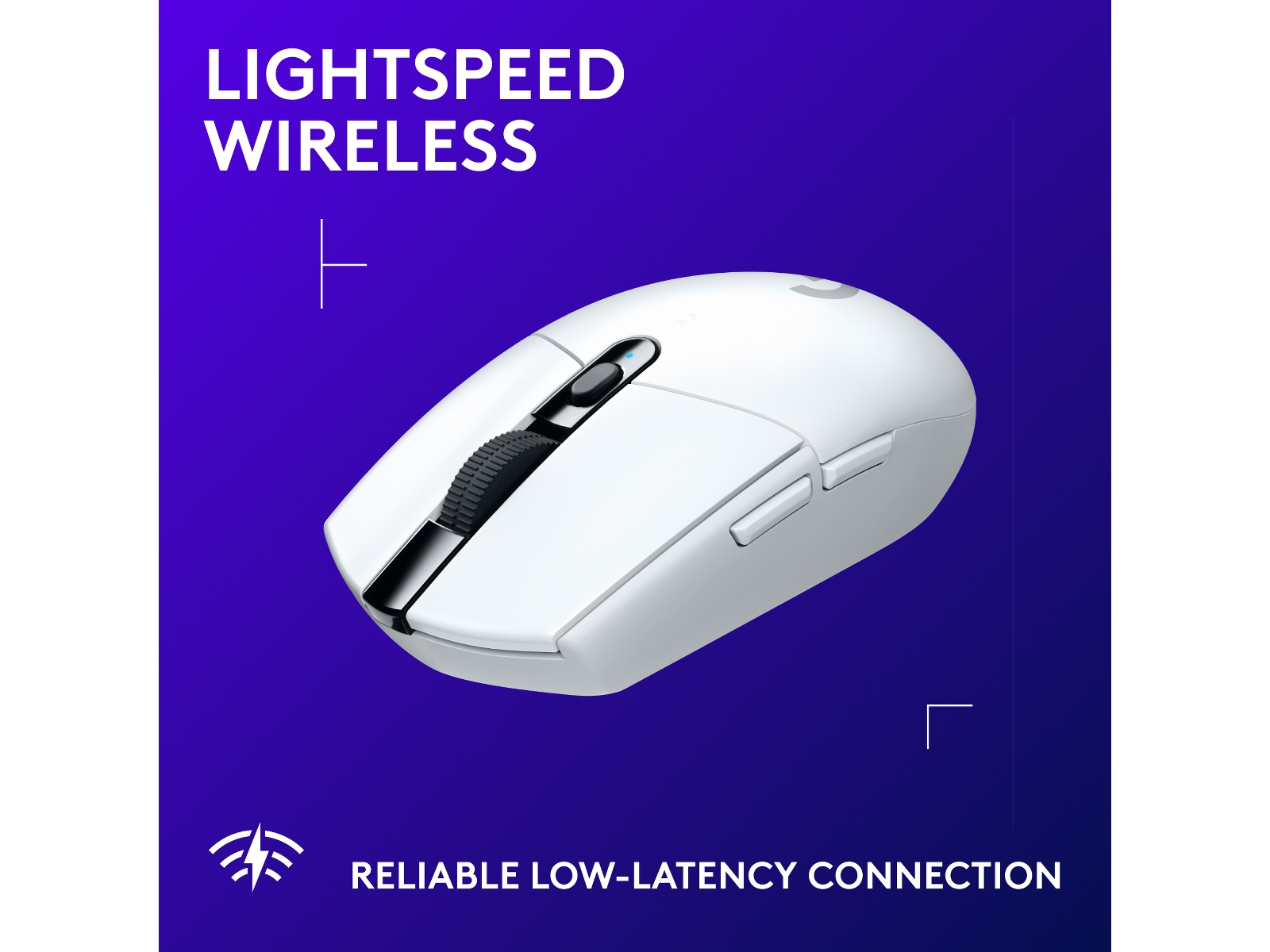 Logitech G305 Lightspeed Trådlös Gamingmus (vit) Gamingmus