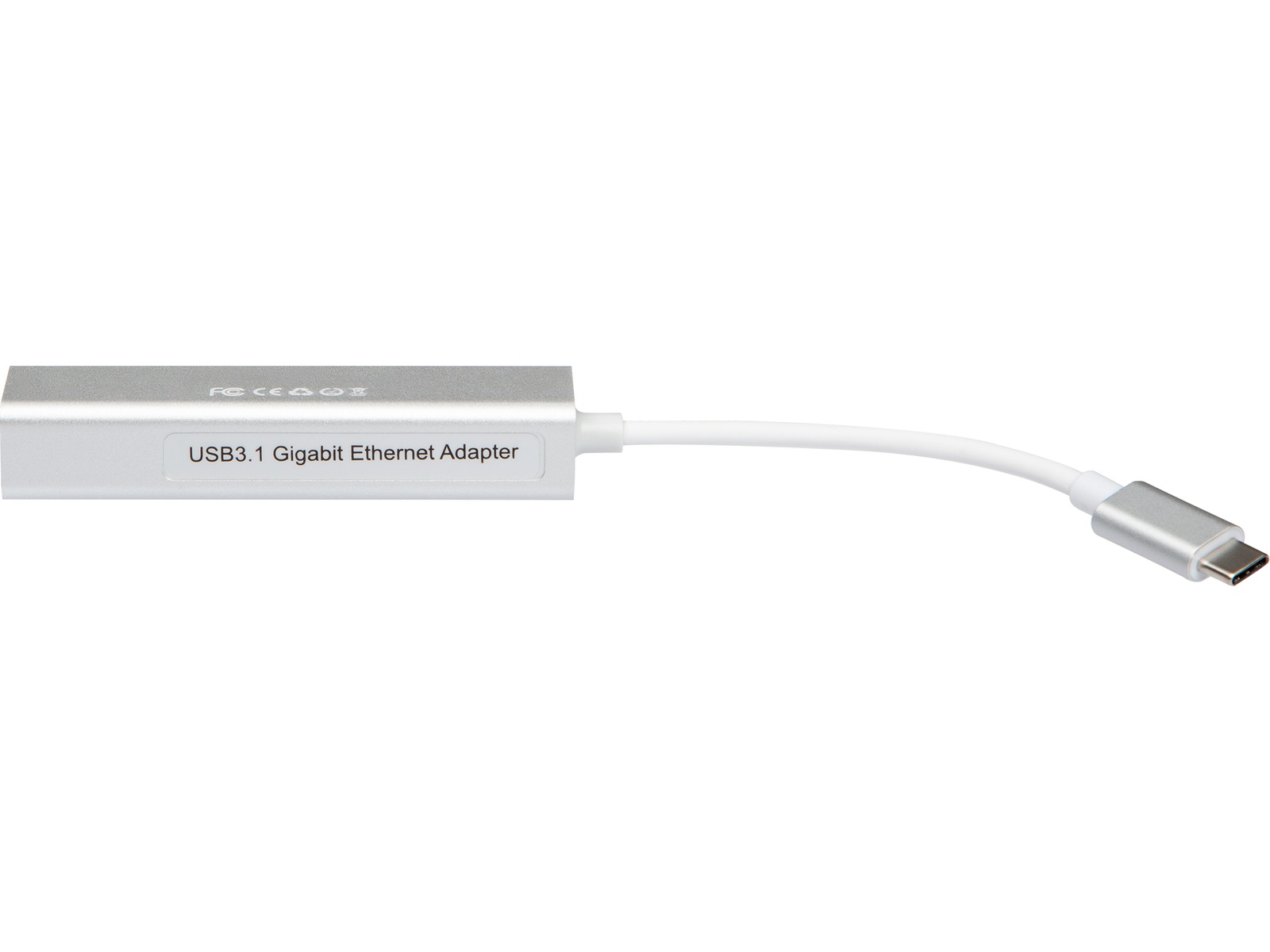 USB-C till 3xUSB-A Adapter 0,3m (vit) USB-kablar