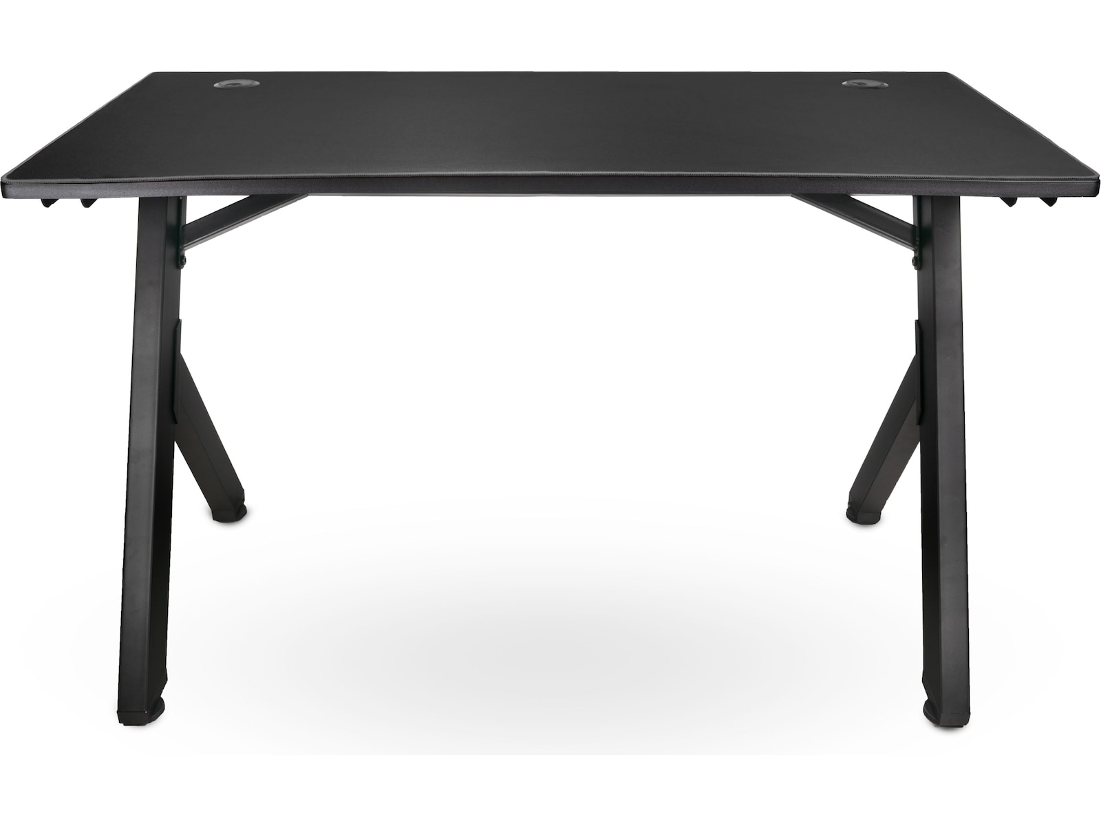Svive Cygnus Gaming Desk matt svart med grå sömmar Gamingdesk