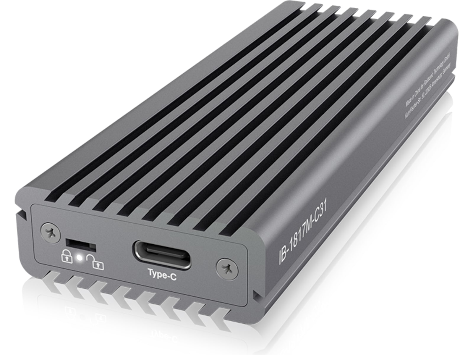 ICY BOX External Type-C enclosure for M.2 Hårddisk