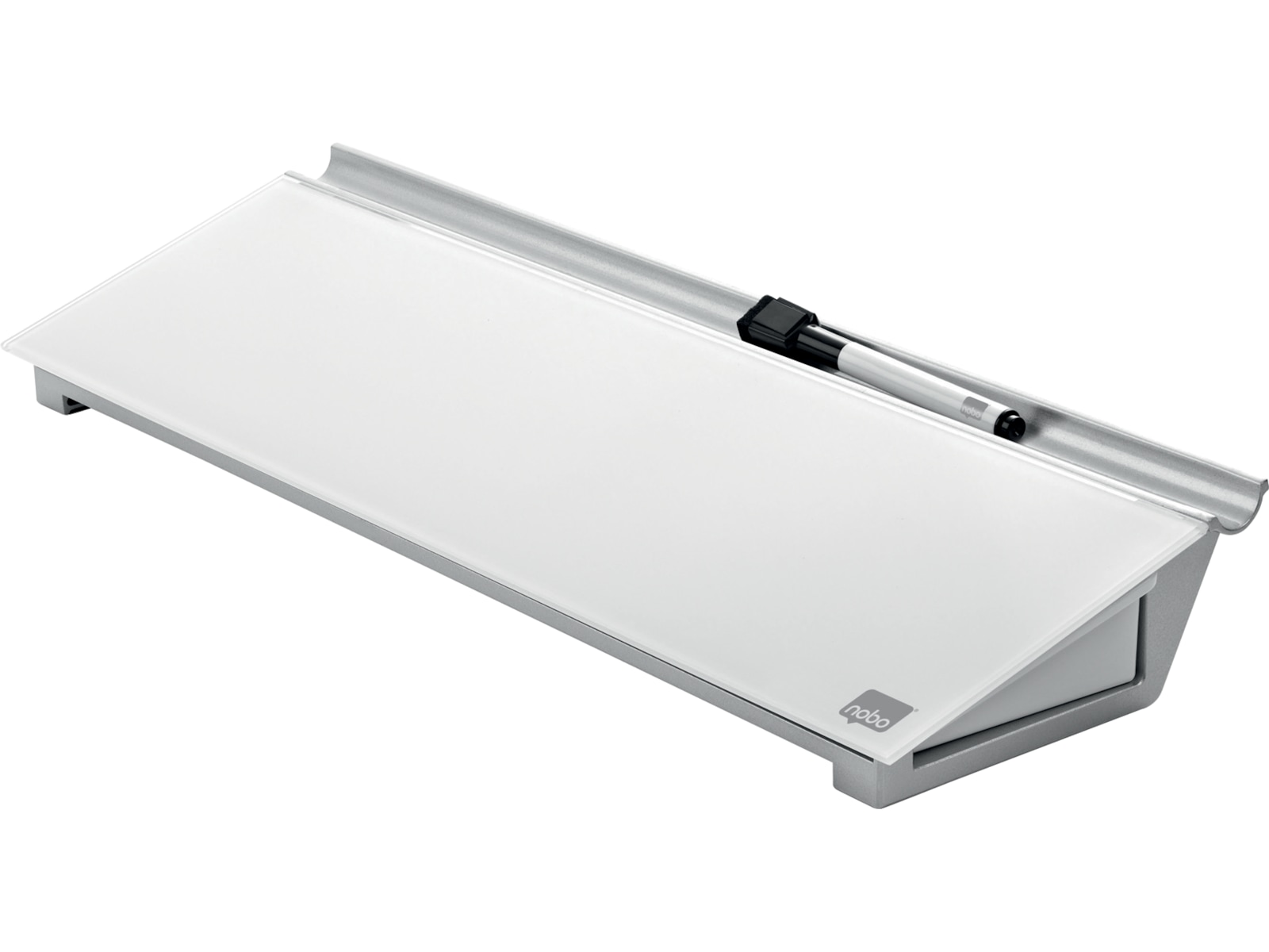 Nobo Memotavla, liggande, ljusande vit Whiteboards