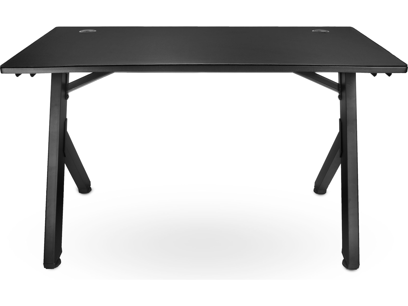 Svive Cygnus Gaming Desk matt svart med svarta sömmar Gamingdesk