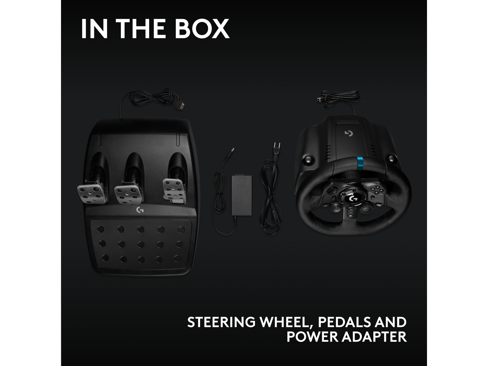 Logitech G923 Driving Force Racing PS4/PS5/PC Ratt och pedaler