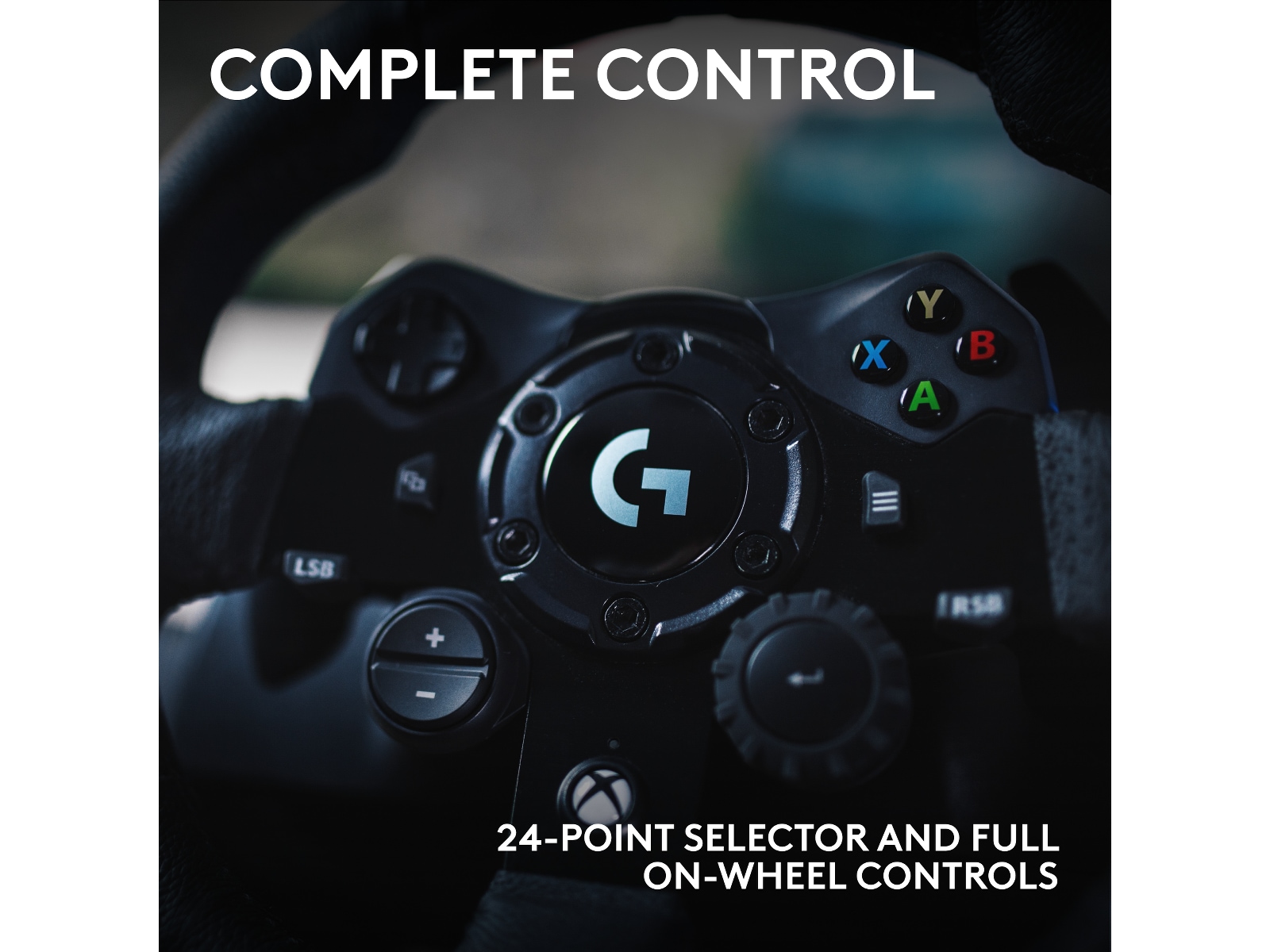 Logitech G923 Driving Force Racing XBX/XBS/XB1 Ratt och pedaler