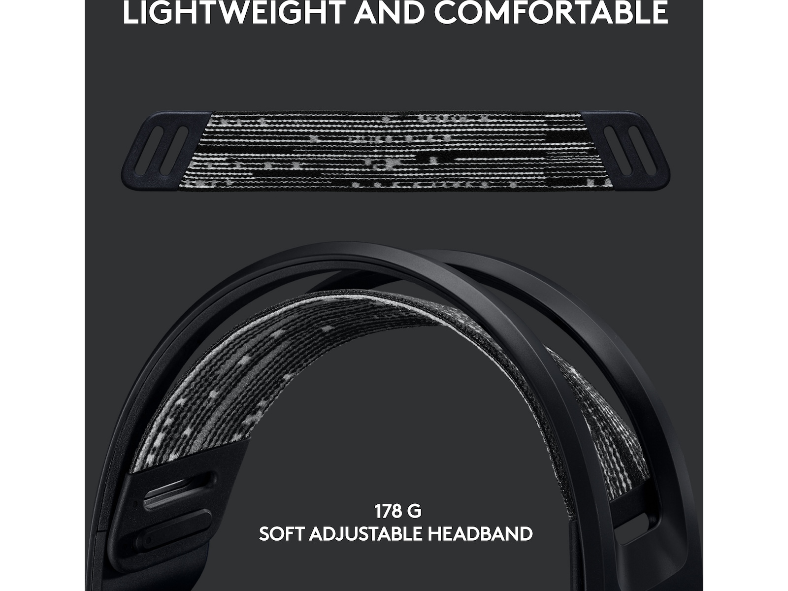 Logitech G733 LIGHTSPEED Trådlöst Gaming Headset (svart) Gamingheadset