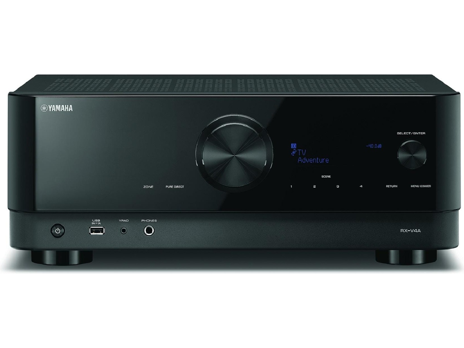 Yamaha RX-V4A receiver (svart) Receiver