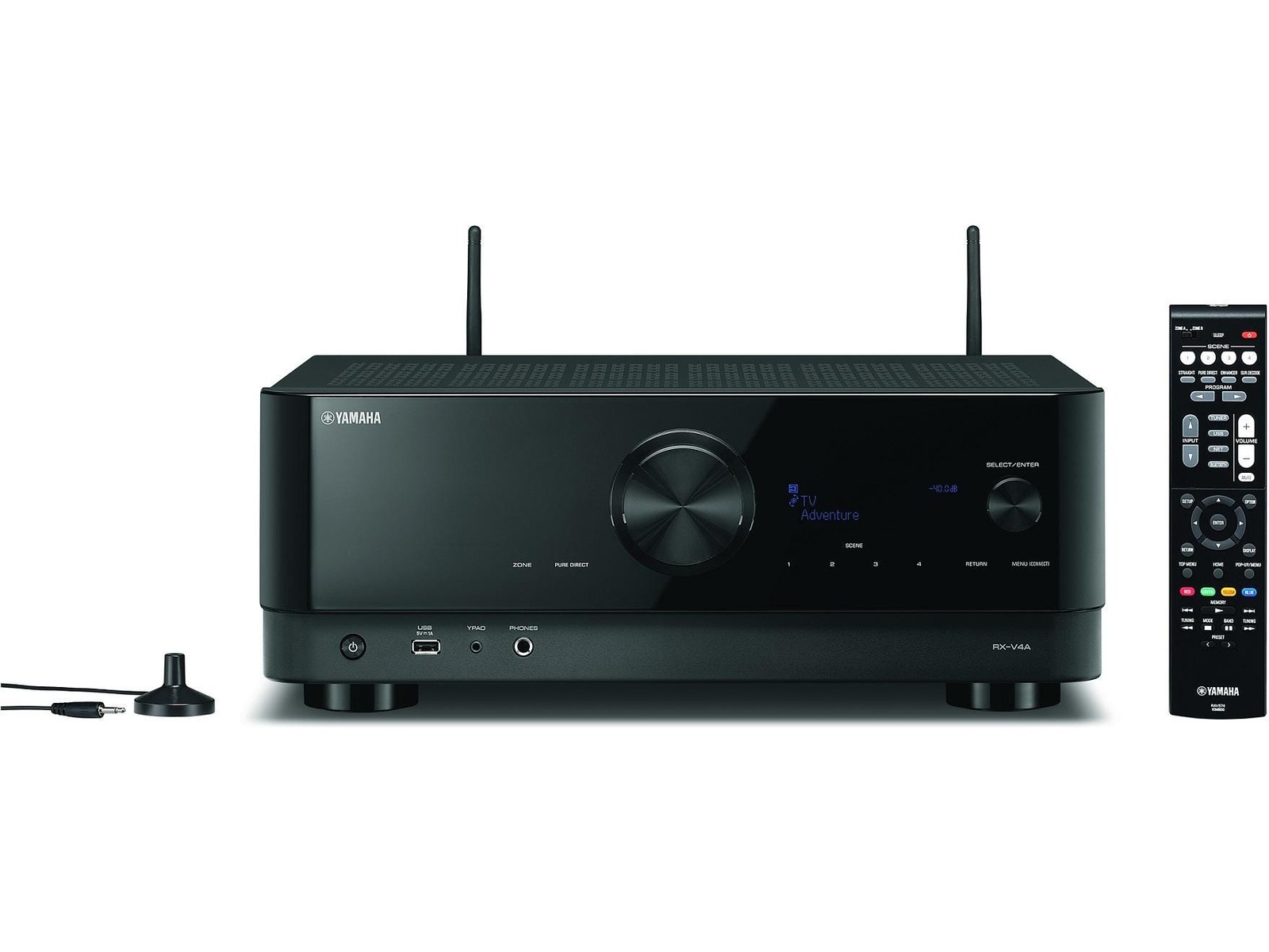 Yamaha RX-V4A receiver (svart) Receiver