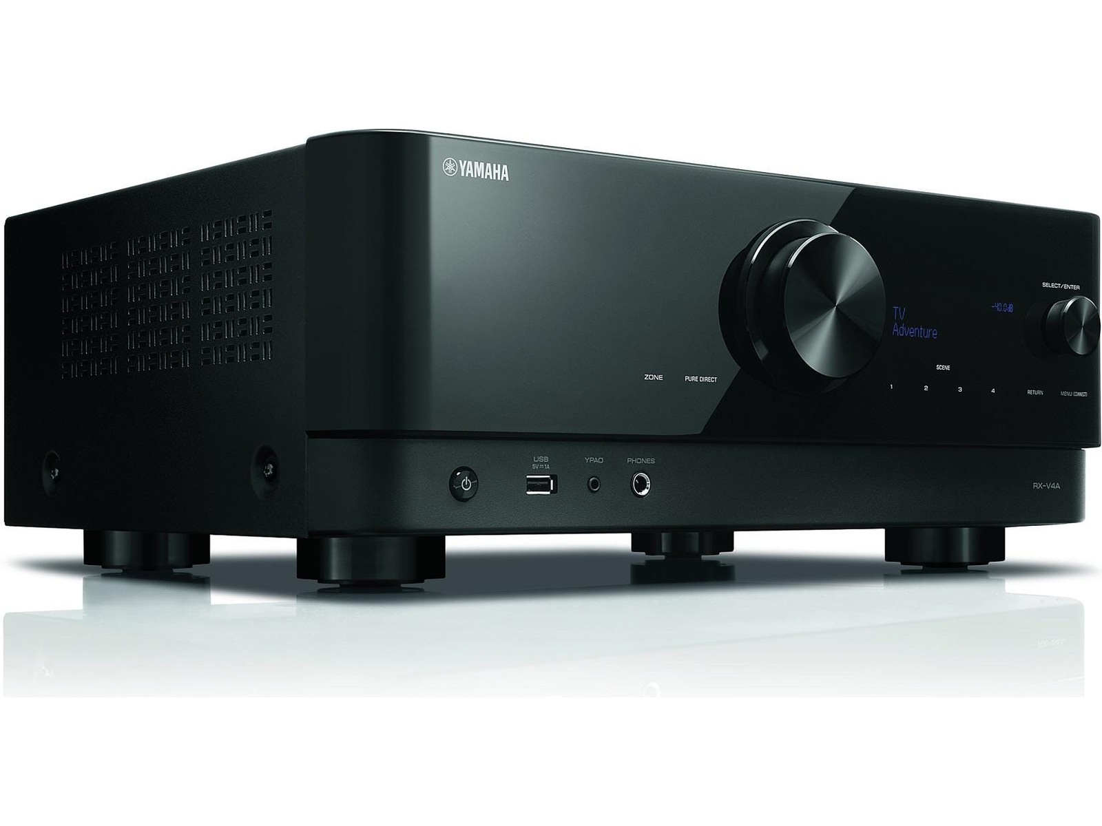 Yamaha RX-V4A receiver (svart) Receiver