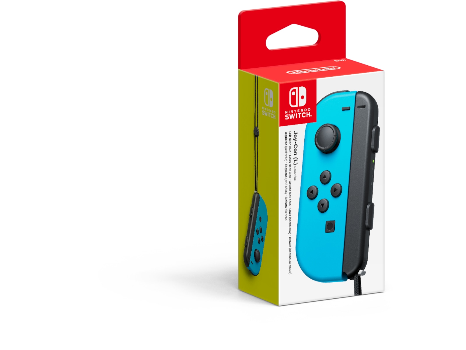 Nintendo Switch Joy-Con Left (Neon Blue) Tillbehör till spelkonsoler