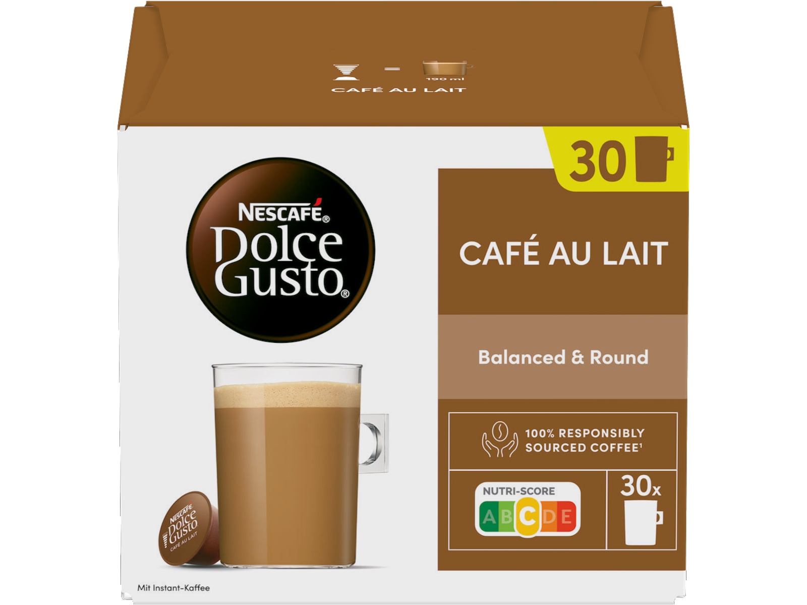 Nescafé Dolce Gusto Café au Lait Big pack Kaffekapslar