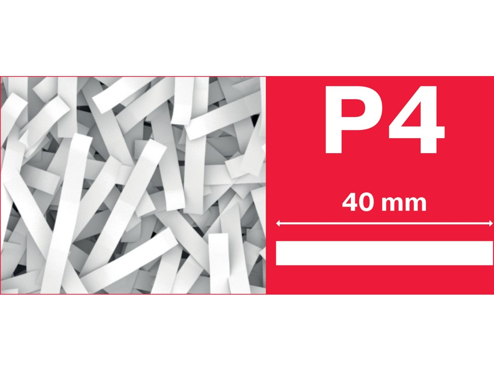 Rexel Dokumentforstörare ProMax QS RPX612 korsskärning P4 Dokumentförstörare