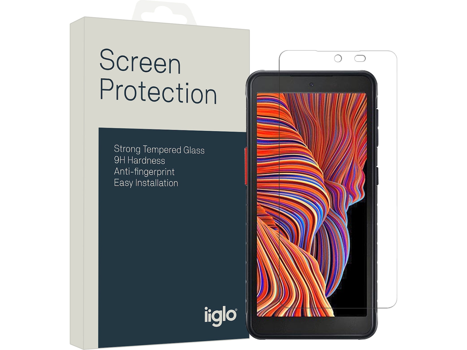iiglo Galaxy Xcover 5 Skärmskydd Skärmskydd mobiltelefon