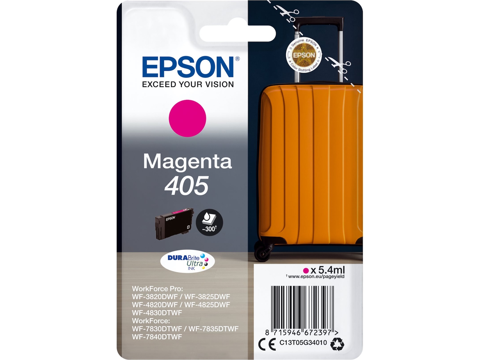 Epson 405 magenta DuraBrite Ultra bläck Bläckpatron