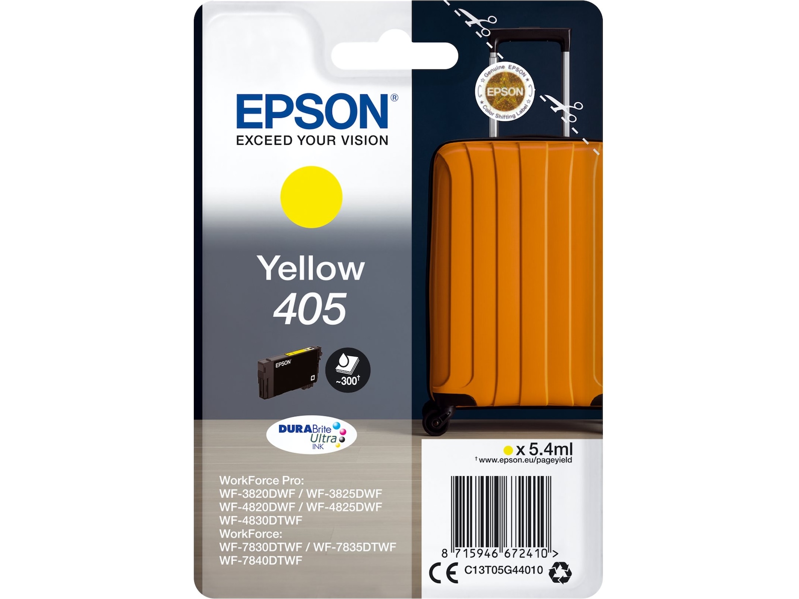 Epson 405 gul DuraBrite Ultra bläck Bläckpatron