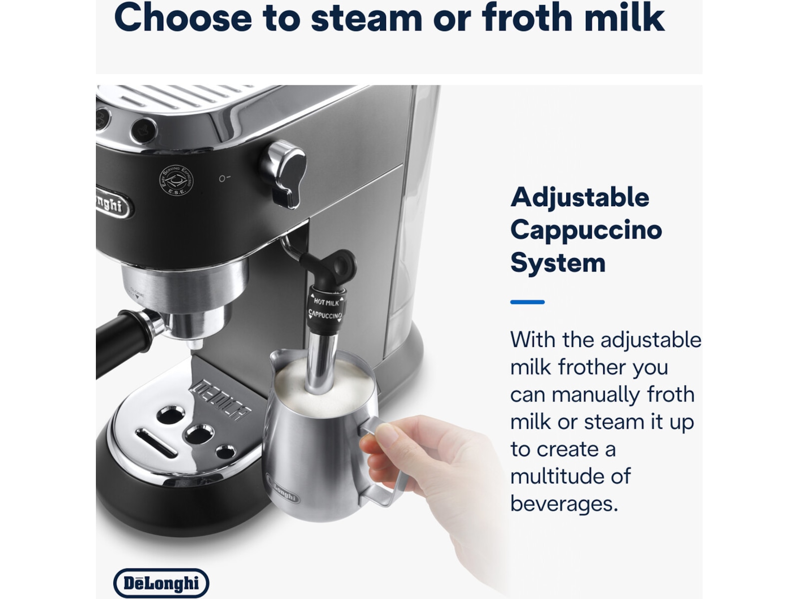 DeLonghi Dedica Style EC685.M Espressomaskin (silver) Espressomaskiner