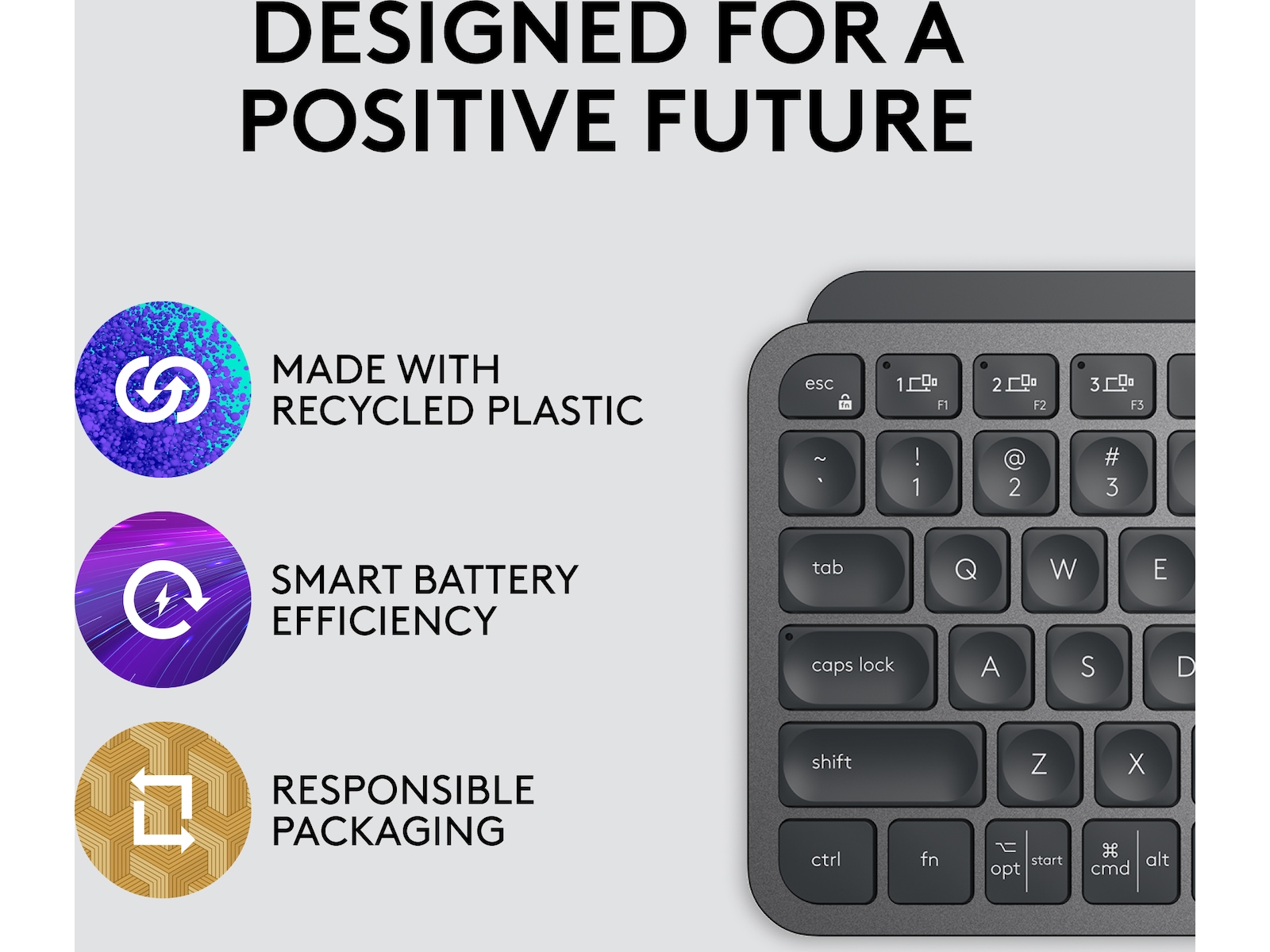 Logitech MX Keys Mini - GRAPHITE. Tangentbord