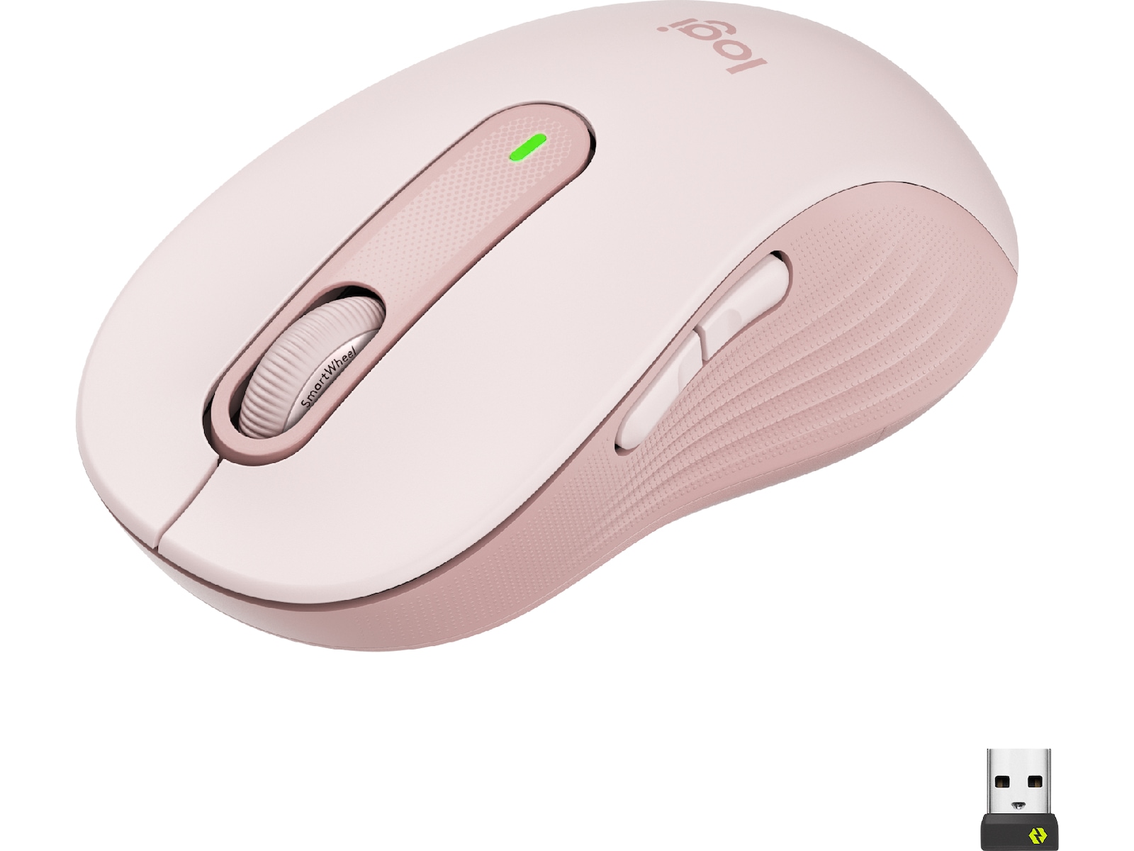Logitech Signature M650 Large trådlös mus Rosa Mus